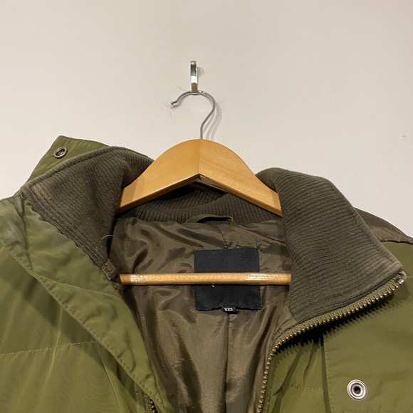 Madewell Green Quilted Down Puffer Coat - Picture 4 of 7